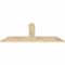 Ekena Millwork Portland Rough Sawn Timber Gable Bracket, Douglas Fir, 60"W x 25"H x 2"D x 6"F, 10/12 Pitch GBW060X25X0206POR00RDF - alternate 4